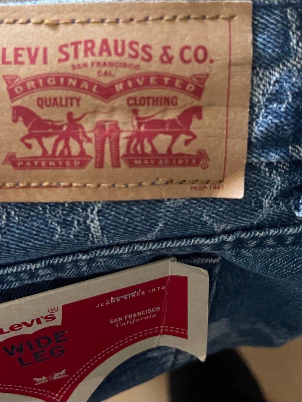 Levi’s Big Girls Butterfly Wide Leg jeans - Picture 8 of 12